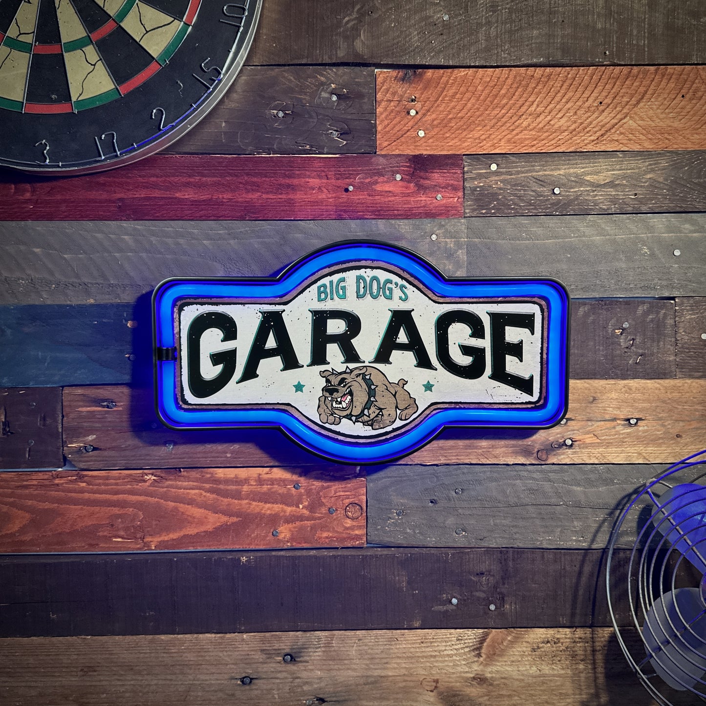 Big Dog's Garage LED Neon Sign