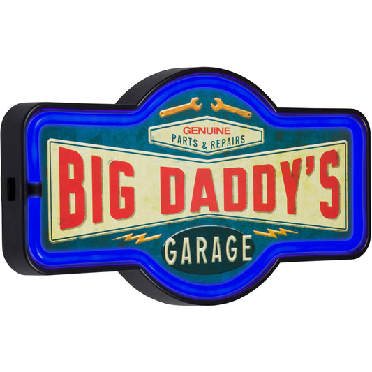 Big Daddy's Garage LED Neon Sign