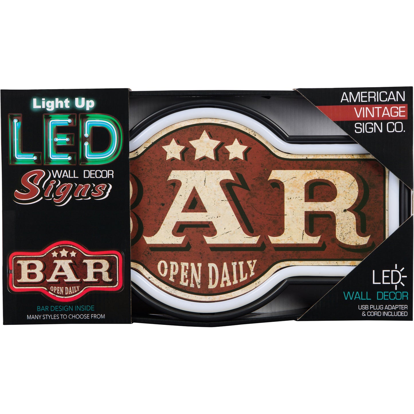 Bar Open Daily LED Neon Sign